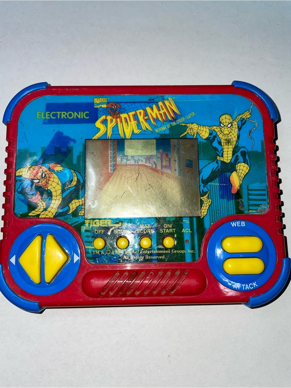 Tiger Electronics Spider-Man: Revenge Of The Spider-Slayers Handheld For Parts